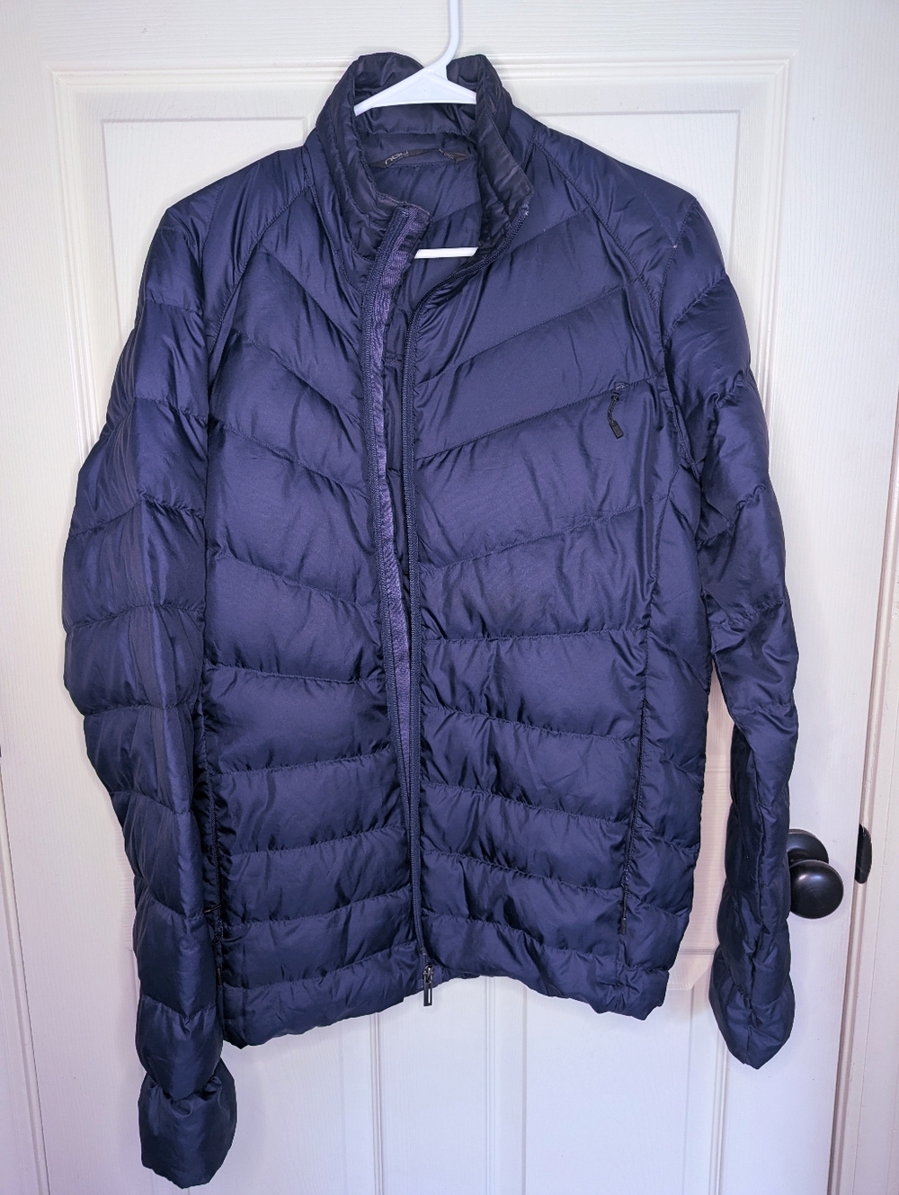 Nau Men's Goose Down Puffer Jacket - Navy Blue